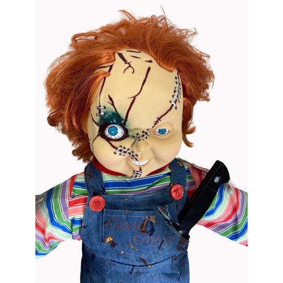 Horror Movie Bride of Chucky 24" Doll with Knife and Stitches NEW - Picture 1 of 15